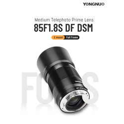 Полнокадровый объектив YONGNUO 85F1.8S 85 мм, камера с автофокусом, объектив с большой диафрагмой для Sony E