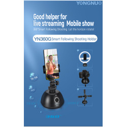 YONGNUO YN360G автоматическое отслеживание Смарт съемки держатель телефона 360 ° Вращение авто Уход за кожей